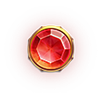 戰神賽特2紅寶石符號倍數圖示,顯示8至12個符號可得0.8倍至8倍獎勵,是ATG戰神賽特2覺醒之力中的低倍報酬符號。